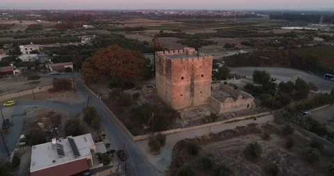 Cyprus Kolossi Castle 7 Stock Footage 107070711