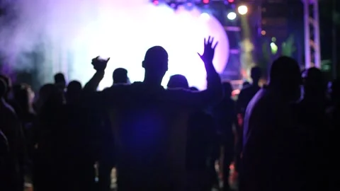 Cyprus, Larnaca, September 15, 2019. Blurred defocus silhouette of bald man Stock Footage 134715430