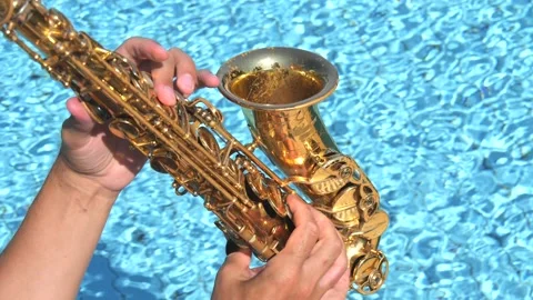 Cyprus, Larnaca, September 16, 2019. Closeup of male hands, fingers playing Stock Footage 148753419