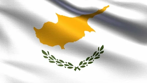 Cyprus Looping Flag 4K Stock Footage 108042650