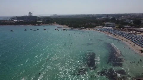 Cyprus  Makronissos Beach Video stock 224848947