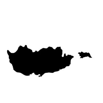 Cyprus map - filled hand-drawn map Stock Illustration