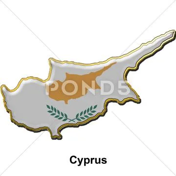 Cyprus Metal Pin Badge