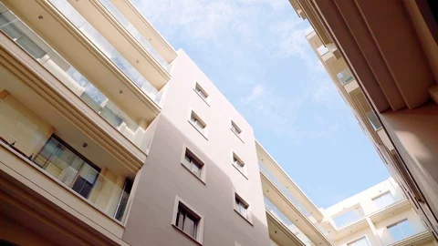 CYPRUS - in the middle of the building 스톡 동영상 104101871