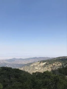 Cyprus mountain landscape Stock Photos