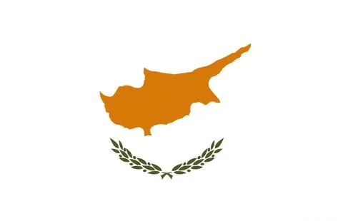 Cyprus National Flag Stock Illustration