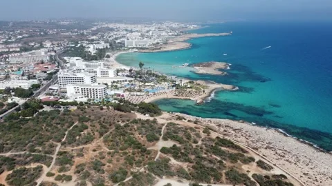 Cyprus  Nissi Beach Video stock 224850531
