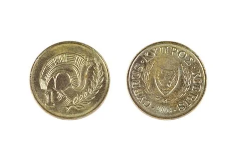 Cyprus one cent Stock Photos