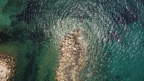 Cyprus Paphos - Ascending Drone View 스톡 동영상 281173224