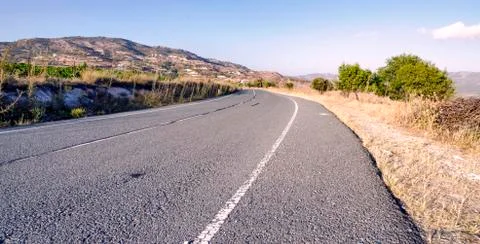 Cyprus road Stock Photos