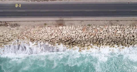 Cyprus roar Afrodita Bay 13 Stock Footage 121693523