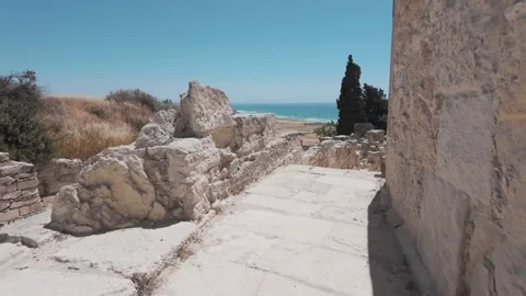 Cyprus ruins 스톡 동영상 327214222