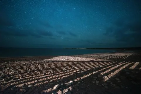 Cyprus starry night Stock-Fotos