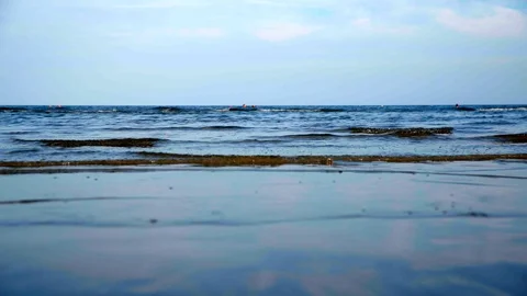 Cyprus waves 스톡 동영상 104471473