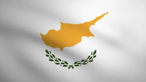 Cyprus Waving Flag Background Animation. Looping seamless 3D animation. Mot.. Stock Footage 232214908