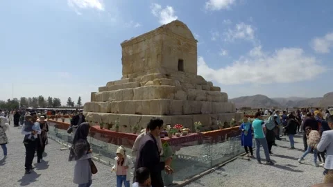 Cyruse Tomb .Nowrouz Stock Footage 164288302