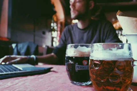 Czech Beer Stock Photos