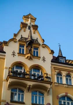 A Czech building Stock Photos