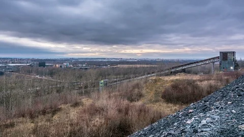Czech city Ostrava timelapse Stock Footage 72526056