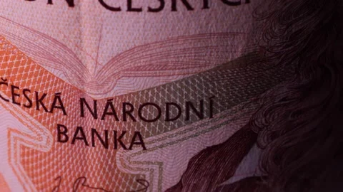 Czech corona, rotating closeup Stock Footage 230490980