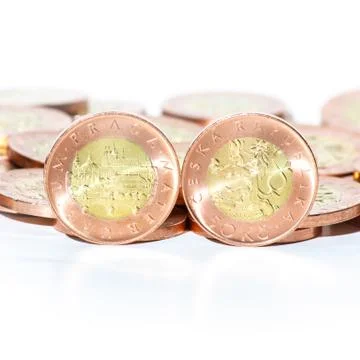Czech crowns Stock Photos