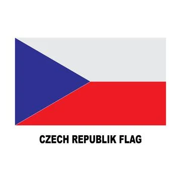 Czech flag icon Stock Illustration