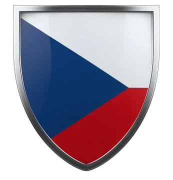 Czech flag Stock Illustration