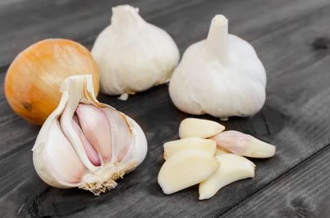 Czech garlic Stock Photos