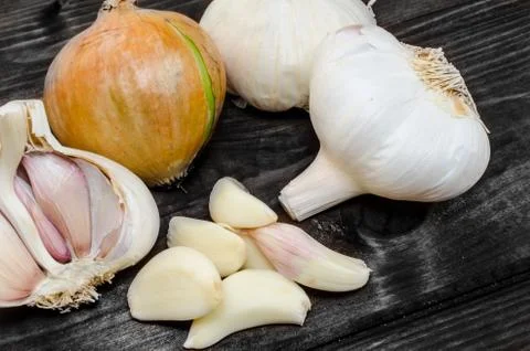 Czech garlic Stock Photos