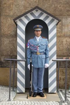 Czech guard Stock Photos