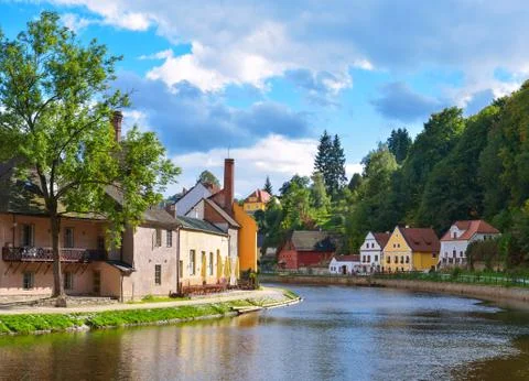Czech krumlov Stock-Fotos