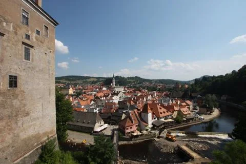 Czech Krumlov Foto stock