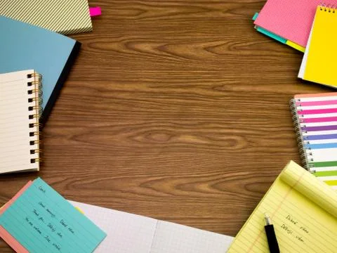 Czech; Learning New Language Writing Words on the Notebook Stock Photos