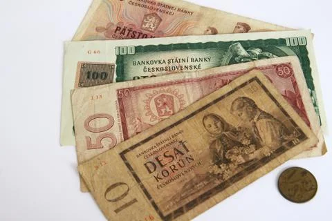 Czech money Stock Photos