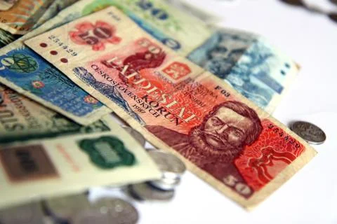 Czech money Stock Photos
