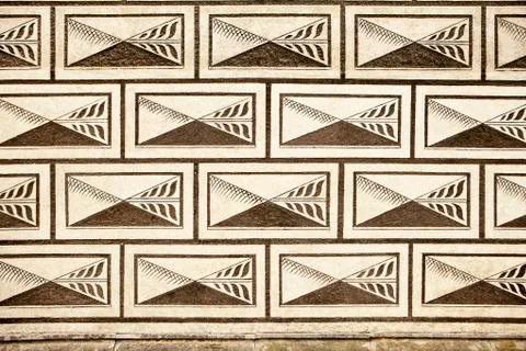 Czech palace wall pattern Foto stock