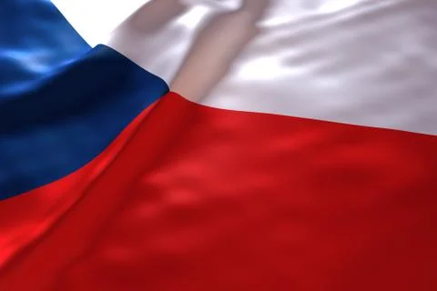 Czech Republic flag background 스톡 일러스트