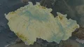 Czech Republic - hub of the world. Relief 4k or 4k+ Resolution