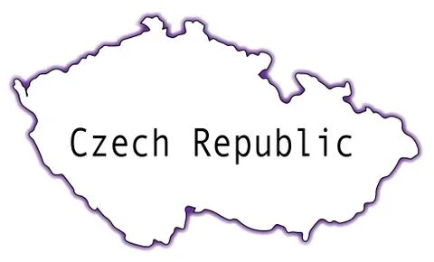 Czech republic Illustrazione stock