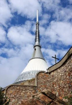 Czech Republic - Liberec - transmitter Jested Stock Photos