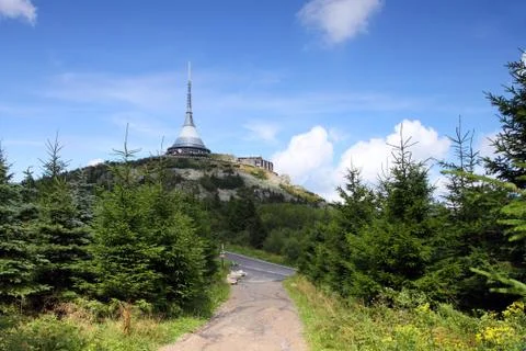 Czech Republic - Liberec - transmitter Jested Stock Photos