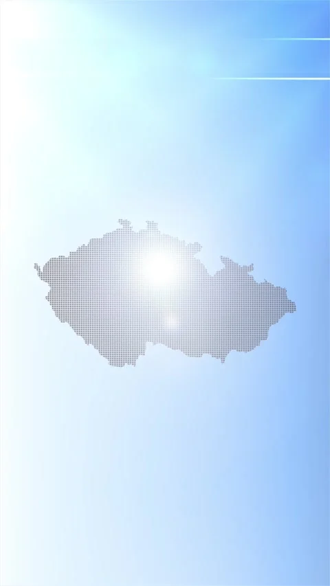 Czech Republic Map Opener Stock Footage 276971893