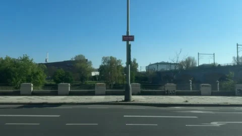 Czech Republic, Prague - April 24, 2026: moving vehicle perspective captures Stock Footage 333453055