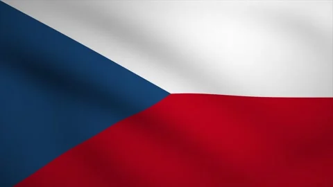 Czech Republic Waving Flag Background Animation. Looping seamless 3D animat.. Stock Footage 230567018