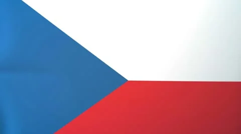 Czech Republic Waving Flag Stock Footage 10761758