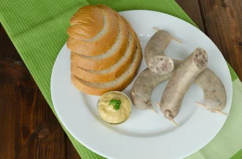 Czech sausage of pig slaughter Stock Photos
