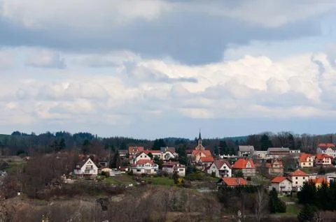 Czech town Stock Photos