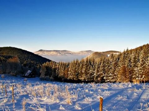 Czech winter Stock Photos