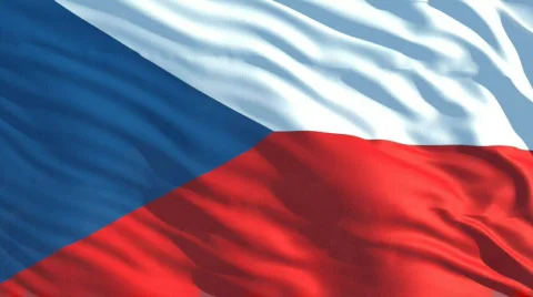 Cziech flag Stock Footage 622877