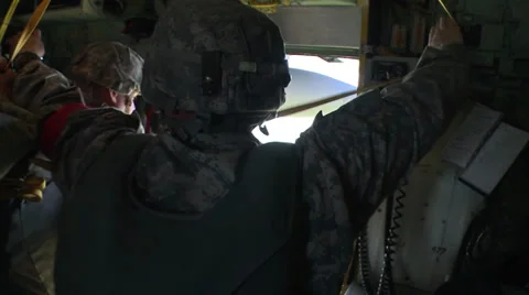 D-Day 70th Anniversary Airdrop Stock Footage 39865870
